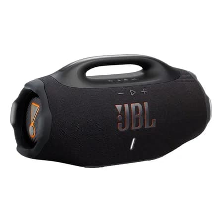 Caixa De Som Bluetooth Boombox 4 Jbl, Com Ai Sound Boost, Até 34h De Bateria, Ip68 E Áudio Lossless Preta Preto 127/220v