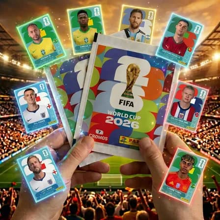 Kit 100 Envelopes 700 Figurinhas Do Álbum Copa Do Mundo Fifa 2026 Cromos Lacrados Oficial Futebol Seleções Pacotinhos Colecionáveis Para Completar Fifa World Cup Presente Copa Do Mundo 2026