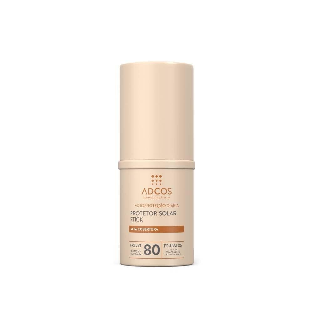 Protetor Solar Adcos Tonalizante Base Stick Fps80 17g- Nude
