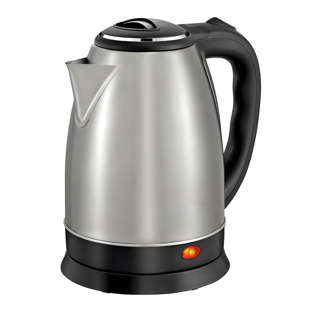 Chaleira Elétrica Premium 1,8 L Inox Fervura Ultra Rápida Da Água Base 360° Com Porta Fio Desligamento Automático Evita Queimaduras Lâmpada Piloto Saída De Água Com Grande Vazão (110V)