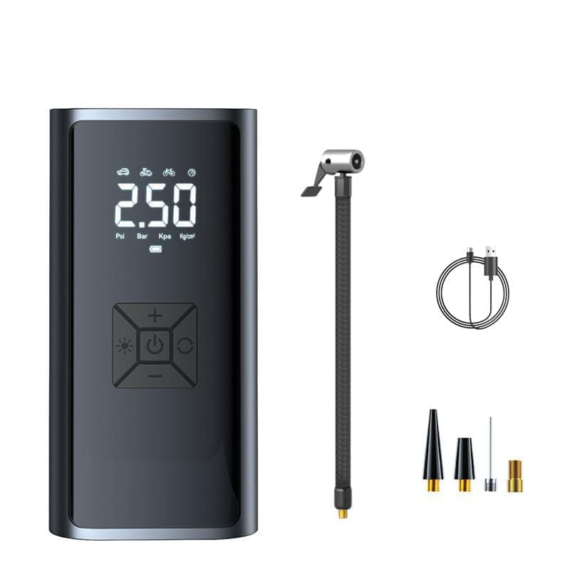 AUXOM Compressor de Ar Portátil Sem Fio, Bomba de Encher Pneu Digital 150PSI, Calibrador de Pneus Recarregável 6000mAh para Carro Bicicleta