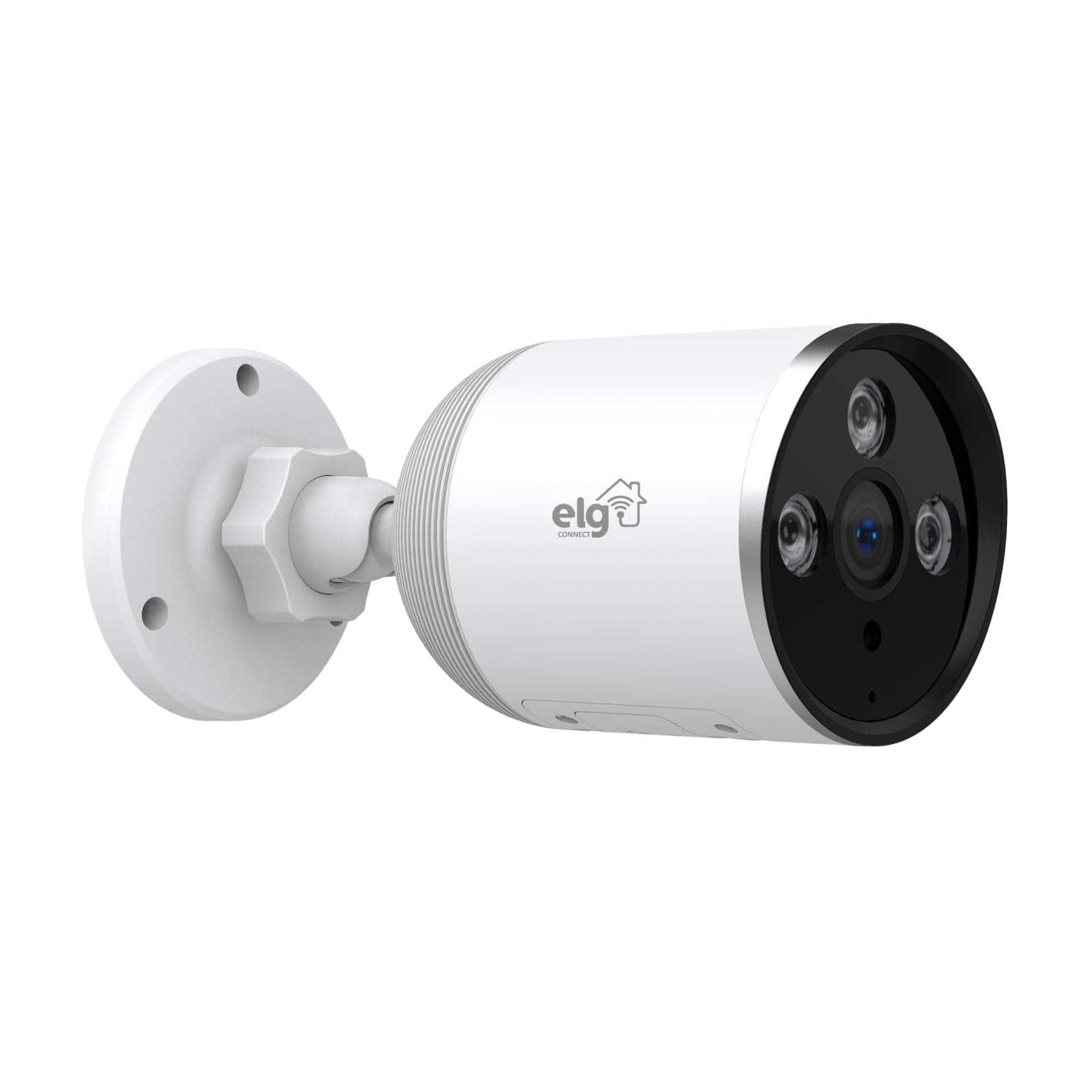 ELG, SHCF601, Câmera Externa Full Color 1080P IP65, Lente 3.6mm, Grava Full HD 1080p, Inteligente, Wi-Fi, Protocolo ONVOF, Perfil S, Branco