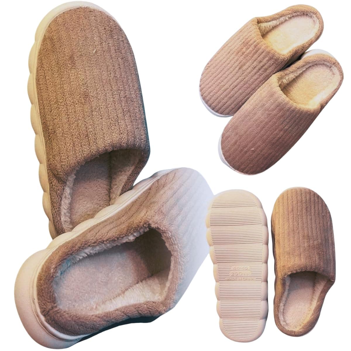 Pantufa Nuvem Chinelo Sapatilha Antiderrapante Super Quentinha Adulto Unissex Quarto Forrada Macia Peluciada Inverno Frio Feminina Pelúcia